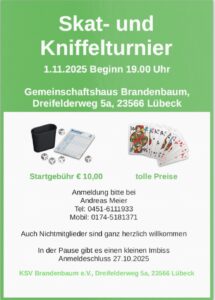 Skat und Kniffel 2025-11